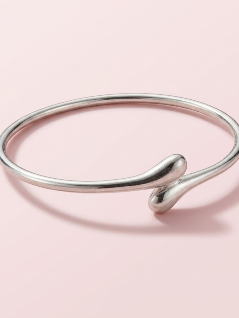 Vintage Sterling Silver Modern Minimalist Cuff Bangel Bracelet
